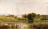 Charles-Francois Daubigny L'Etang De Gijlieu painting